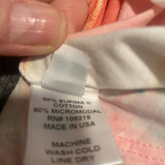 ma ch V-Neck Tee. Hand dyed in New York! - Picture 4 of 5